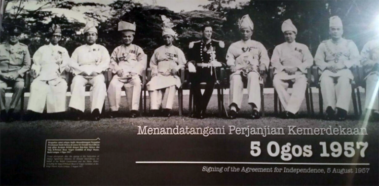 Tahukah anda, Perjanjian Kemerdekaan kita ditandatangani ...